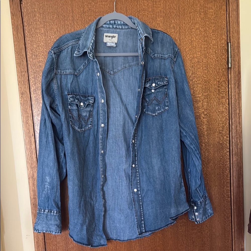 Wrangler Classic Blue Denim Shirt